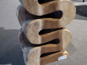 Taboret drewno egzotyczne #30506A M6