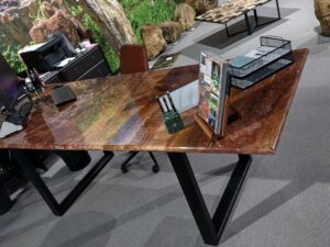 Stół - kamień naturalny, onyx passion red #02441