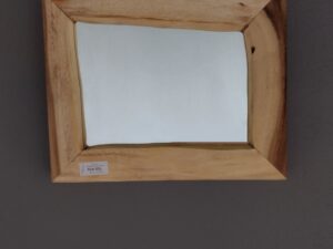 Lustro w oprawie z drewna suar #23577