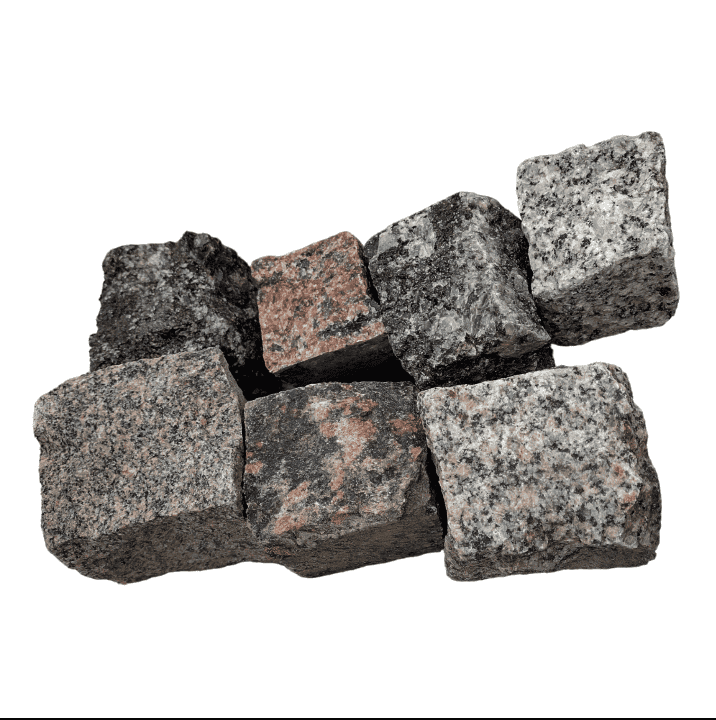Kostka cięto-łupana kolorowa z kamienia polnego 6 x 8 Kostka cięto-łupana kolorowa z kamienia polnego 6 x 8