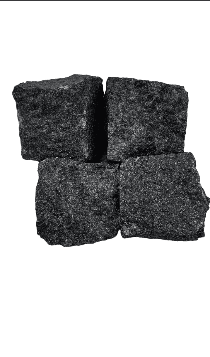 Kostka cięto-łupana gabro swedish black 6 x 6 Kostka cięto-łupana gabro swedish black 6 x 6